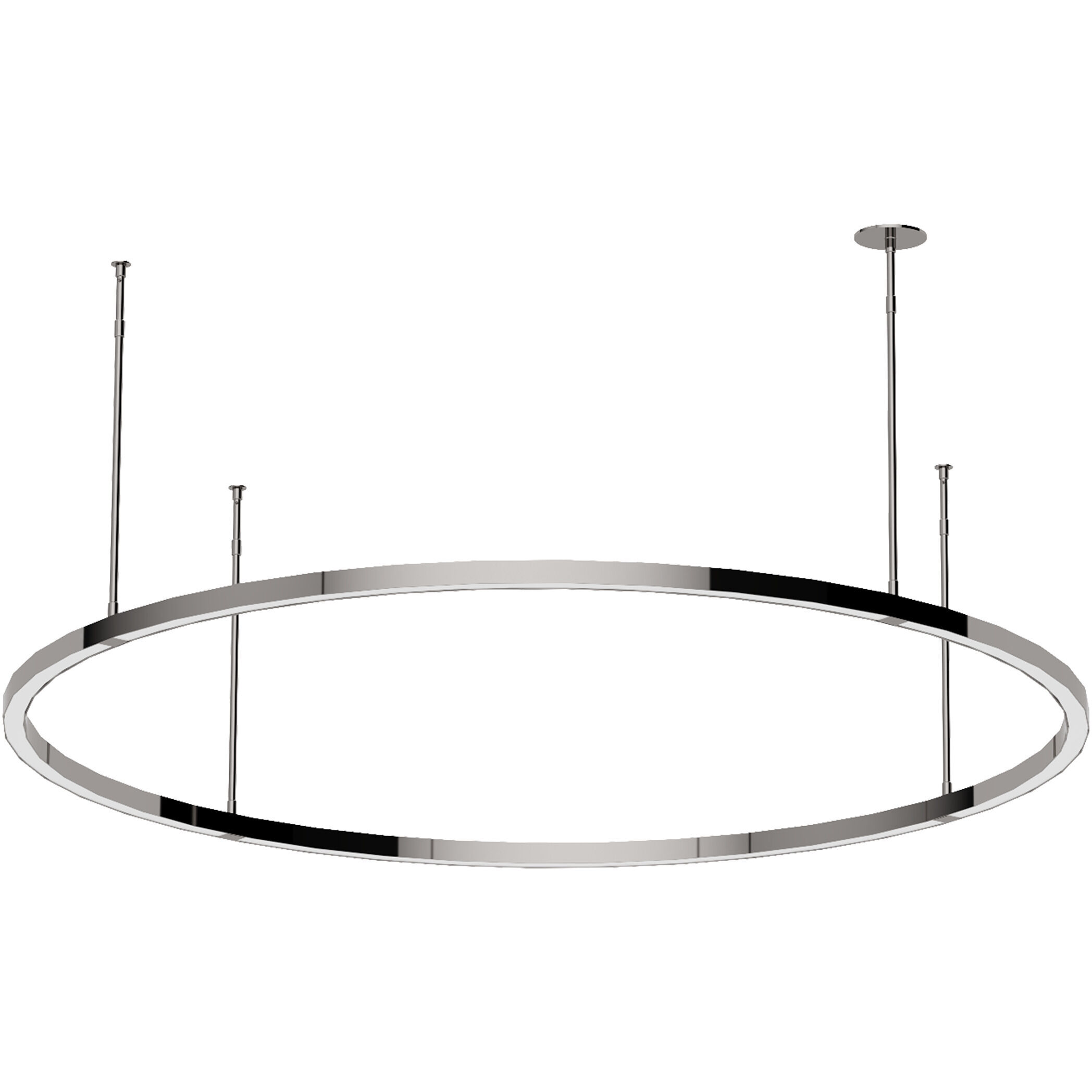 Mick De Giulio Stagger 1 Light 48 inch Nightshade Black Chandelier Ceiling Light