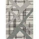Sachin 114 X 79 inch Black/White Rug in 6 x 9