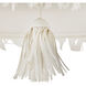 Lisa McDennon Baya 9 Light 30 inch Textured Plaster Chandelier Ceiling Light, Multi Tier