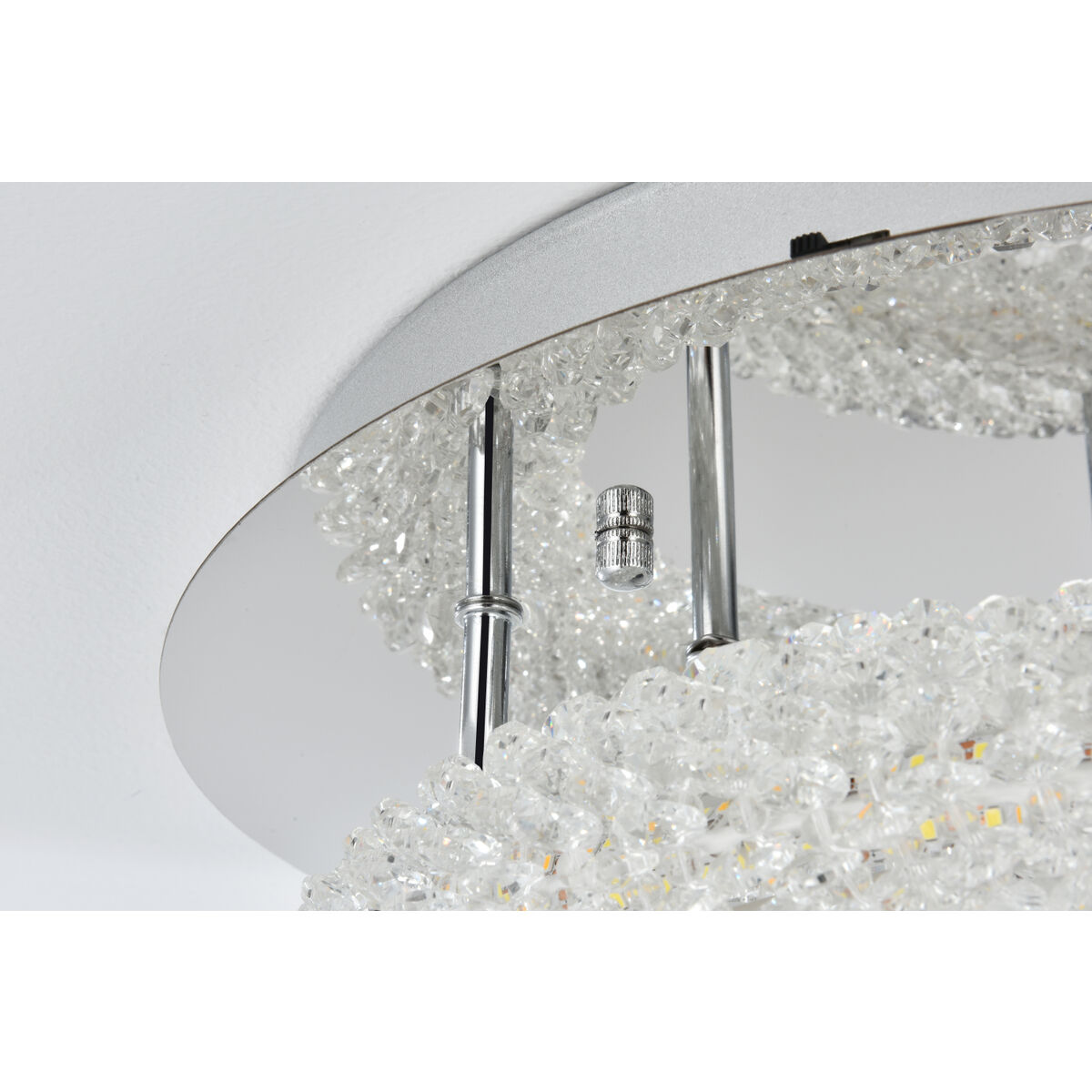 Bowen 2 Light 18 inch Chrome Flush Mount Ceiling Light