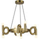 Alora Mood Sadie 8 Light 23.25 inch Brushed Gold Chandelier Ceiling Light