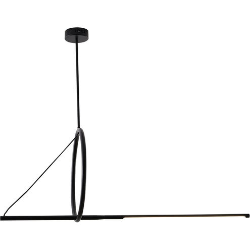 Canada LED 18 inch Black LED Chandelier Ceiling Light