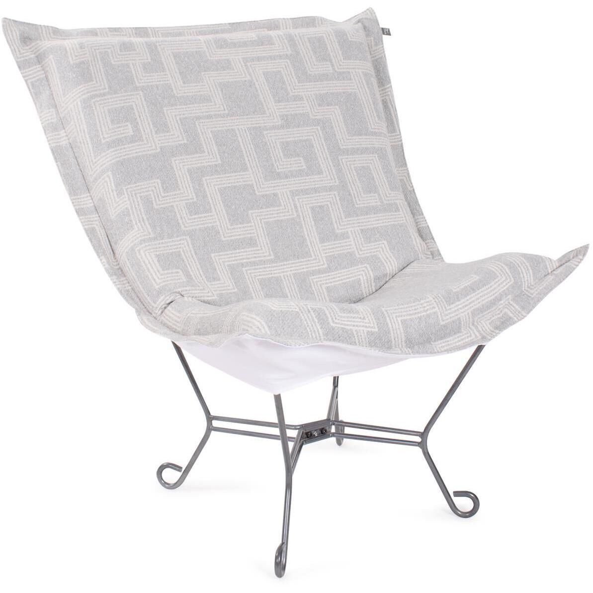 Syros Fog Outdoor Puff Scroll Chair