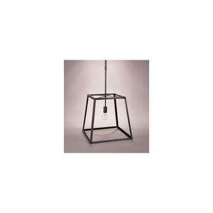 Transitional 1 Light 16 inch Raw Copper Pendant Ceiling Light in Clear Seedy Glass