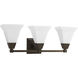 Glenmont 3 Light 23 inch Venetian Bronze Bath Vanity Wall Light
