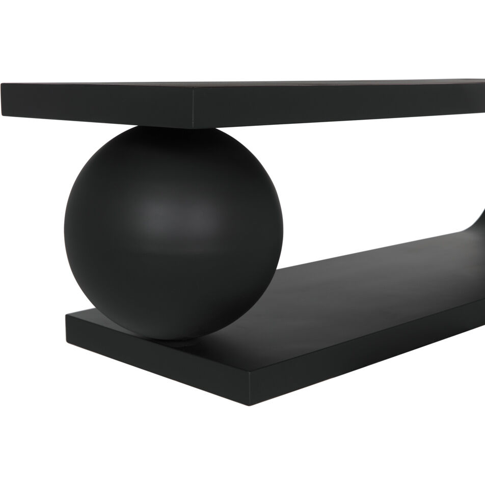 Estelle 62 X 18 inch Matte Black Coffee Table
