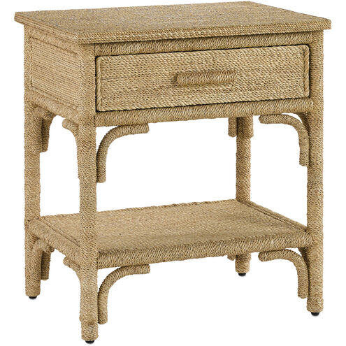 Olisa 27 X 24 inch Natural/Washed Wood Nightstand