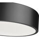 Coronado LED 16 inch Matte Black Flush Mount Ceiling Light