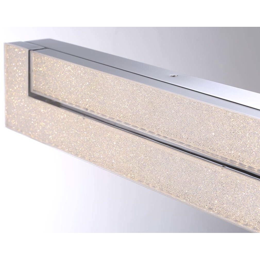 Santi LED 2 inch Chrome Chandelier Ceiling Light, Large 