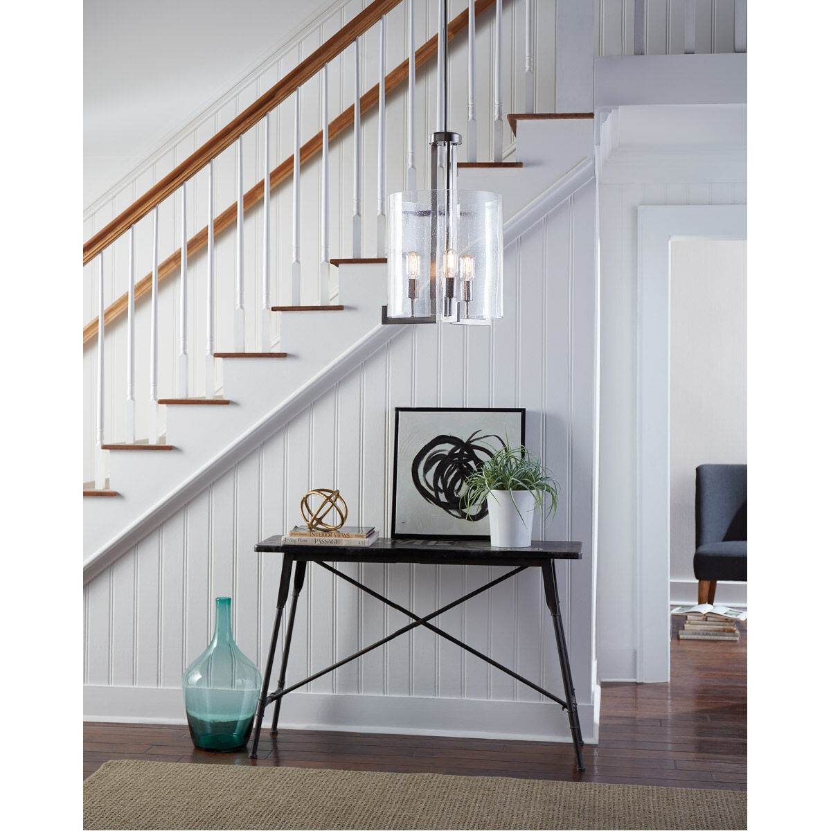 Dawes 3 Light 15.75 inch Brushed Nickel Pendant Ceiling Light