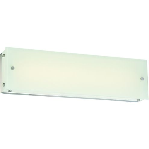 Button LED 20 inch Brushed Nickel Bath Light Wall Light