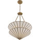 Jaxen 3 Light 24.5 inch Legacy Brass Pendant Ceiling Light