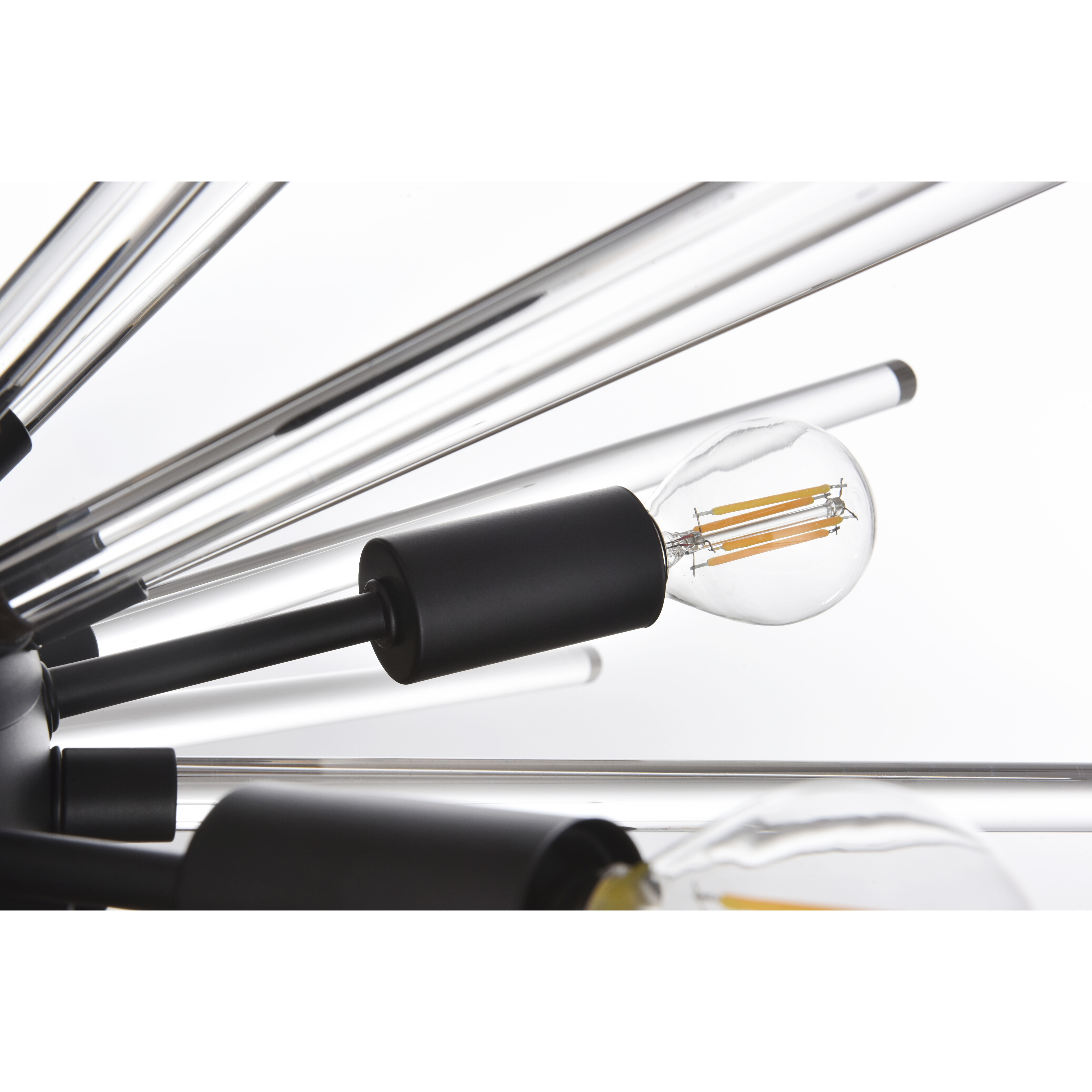 Sienna 10 Light 36 inch Black Pendant Ceiling Light