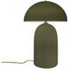 Portable 18.25 inch 60.00 watt Matte Green and Polished Nickel Portable Lamp Portable Light