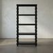 Moabite Hand Rubbed Black Bookcase