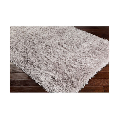 Glamour 36 X 24 inch Light Gray/Metallic - Silver Rugs, Rectangle