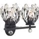 Moreno 2 Light 15.5 inch Black Bathroom Vanity Light Wall Light