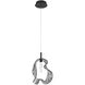 Norah 1 Light 5.5 inch Matte Black Standard Pendant Ceiling Light in Smoke