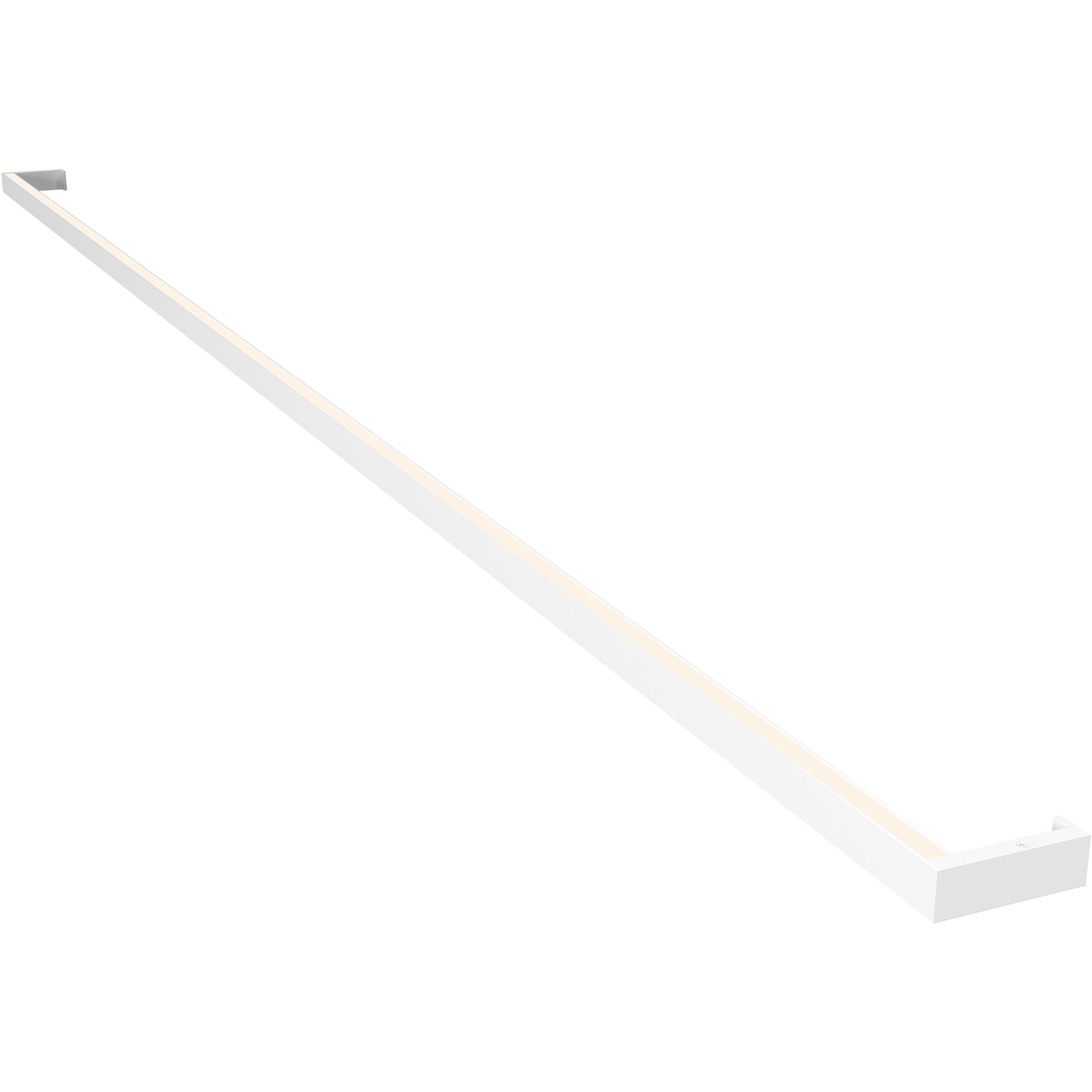 Thin-Line LED 96 inch Satin White Wall Bar Wall Light in 8ft., 3000K