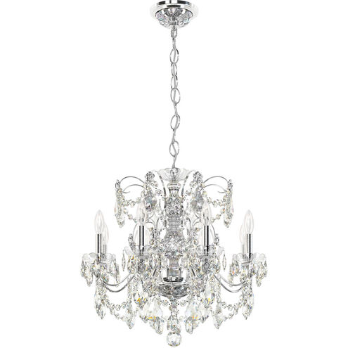 Century 8 Light 24 inch Polished Silver Chandelier Ceiling Light