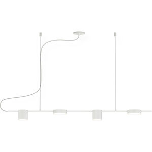 Counterpoint LED 42 inch Satin White Pendant Ceiling Light