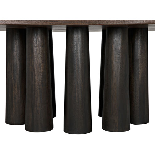 Severity 84 X 44 inch Ebony Dining Table