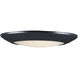 Diverse LED 9.25 inch Black Flush Mount Ceiling Light, Utility Items