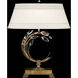 Crystal Laurel 31 inch 150 watt Gold Table Lamp Portable Light in No Shade