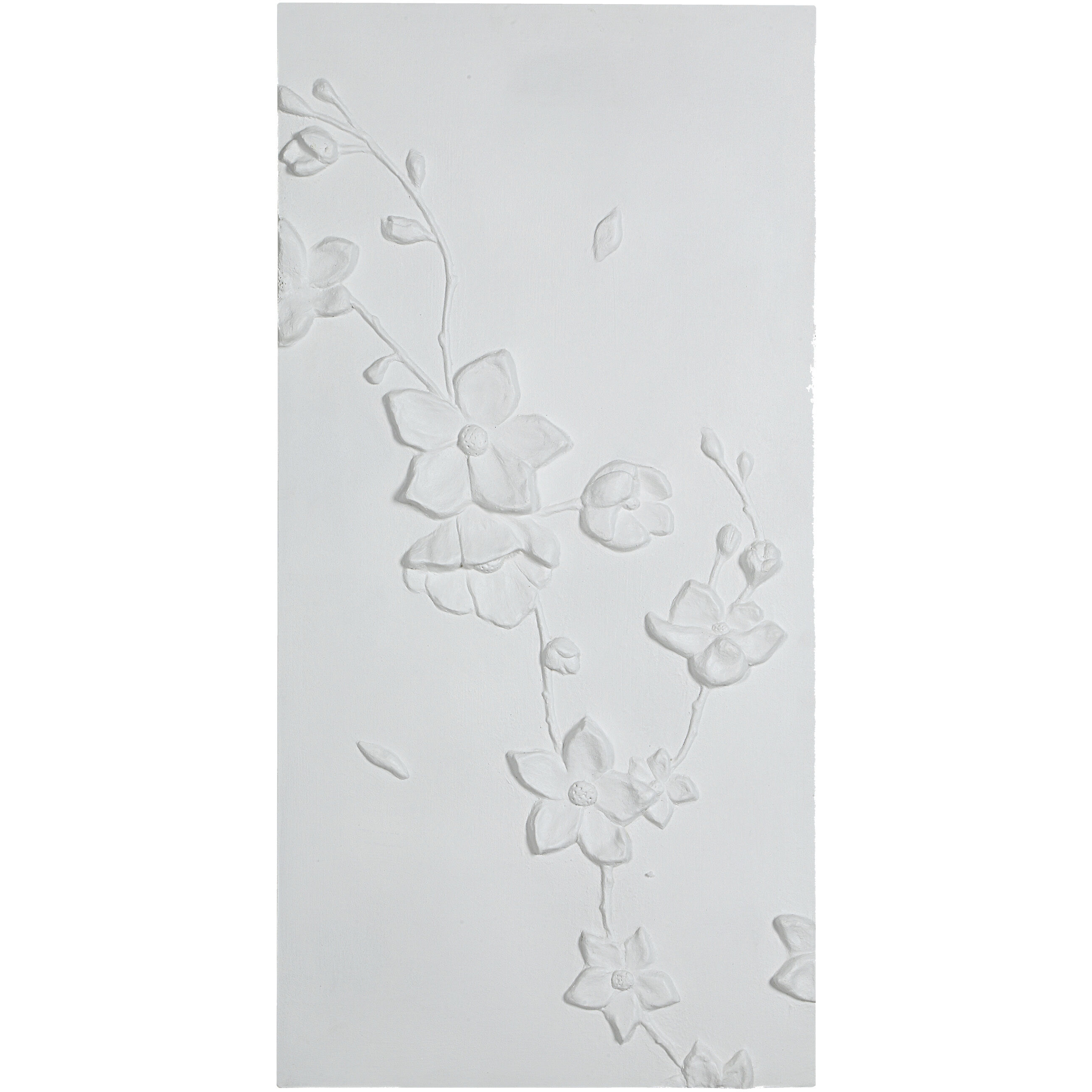 Beaudelaire Matte White Wall Decor, Set of 3