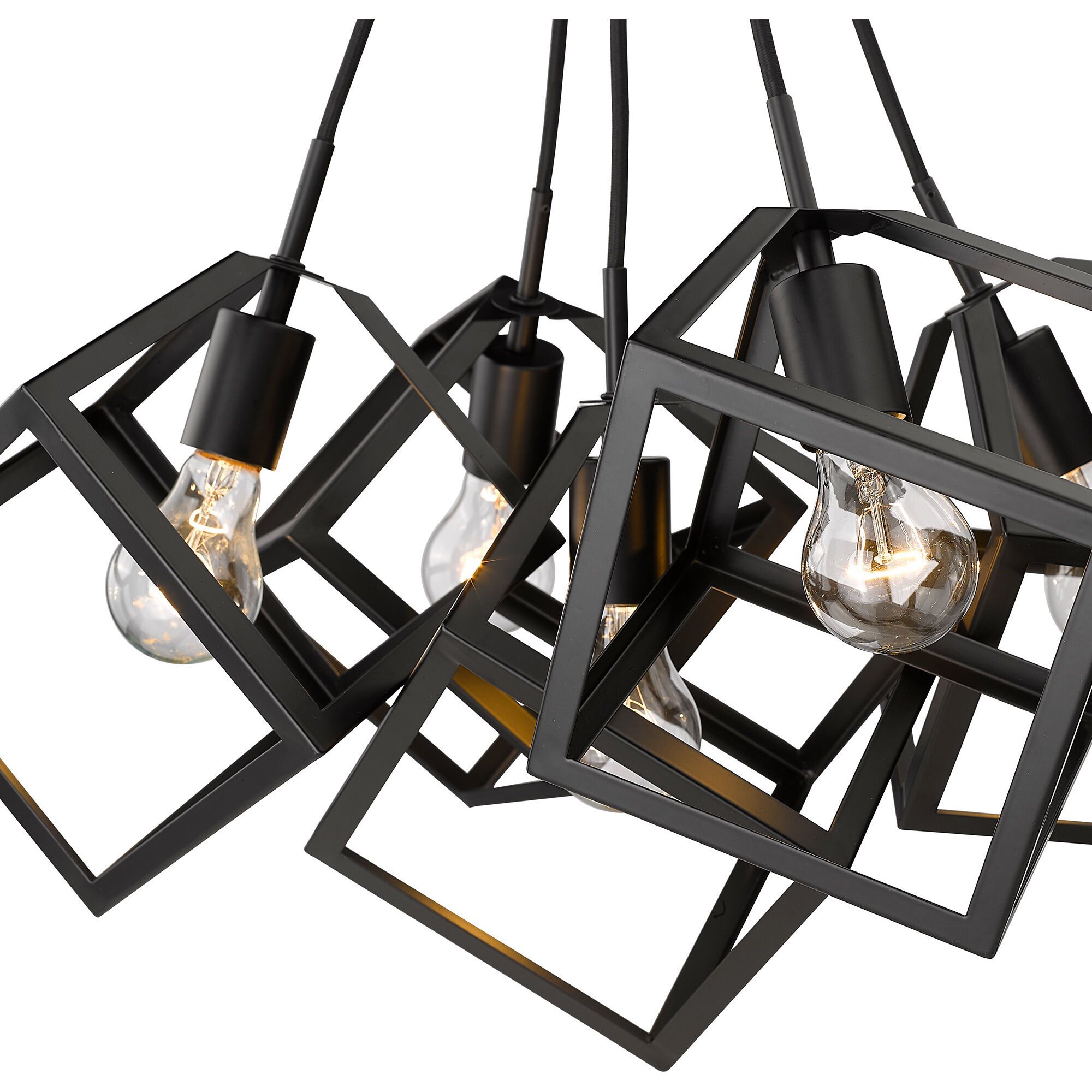 Cassio Pendant Ceiling Light in Matte Black