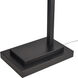 Baitz 62.5 inch 9 watt Matte Black Floor Lamp Portable Light