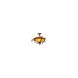 Somerset 3 Light 21.5 inch Tortoise Shell Semi Flush Mount Ceiling Light