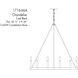 Dutton 12 Light 42.5 inch Coal Black Chandelier Ceiling Light