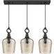 Kendrick 3 Light 31 inch Western Bronze Island Chandelier Ceiling Light