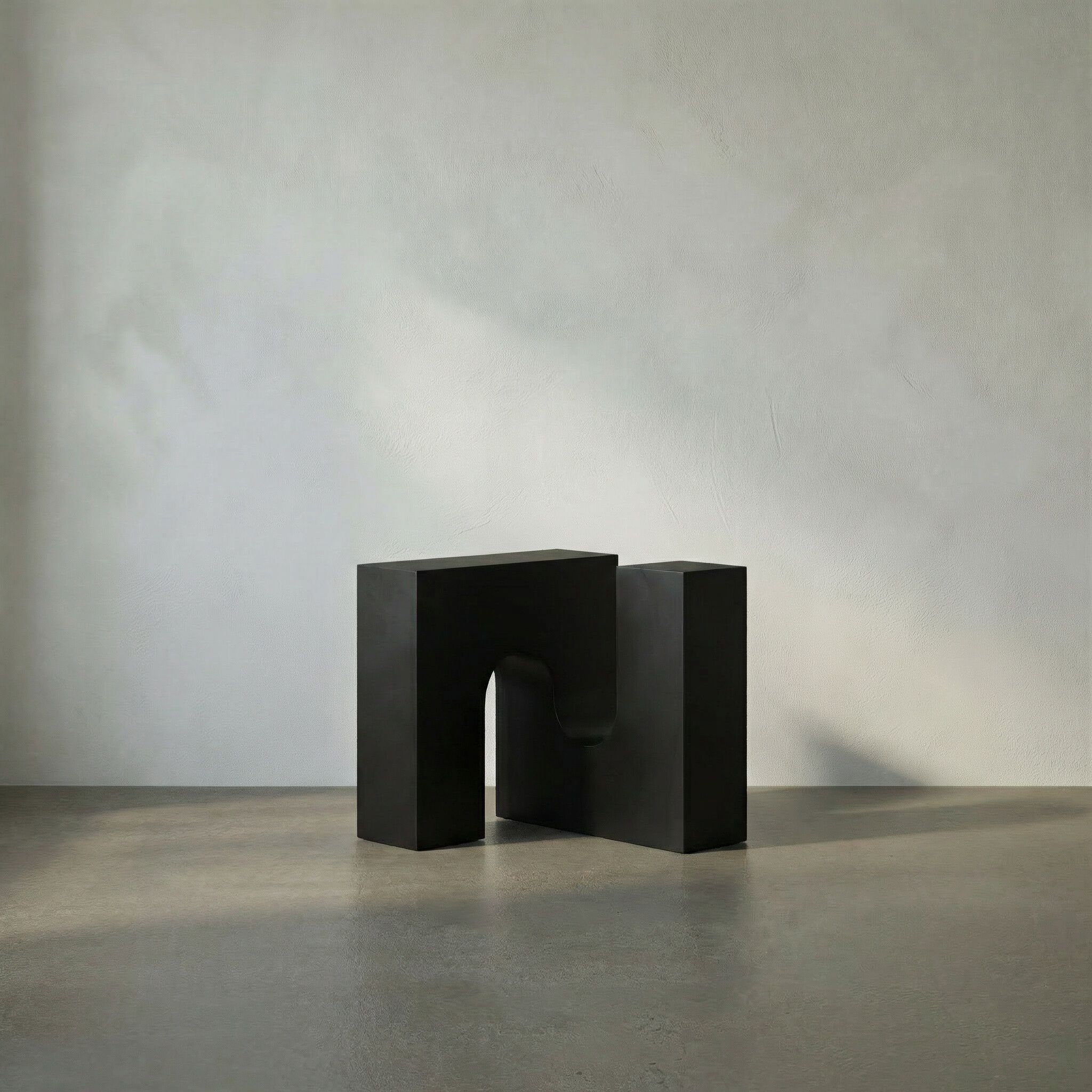 Leopold 24 X 24 inch Matte Black Side Table