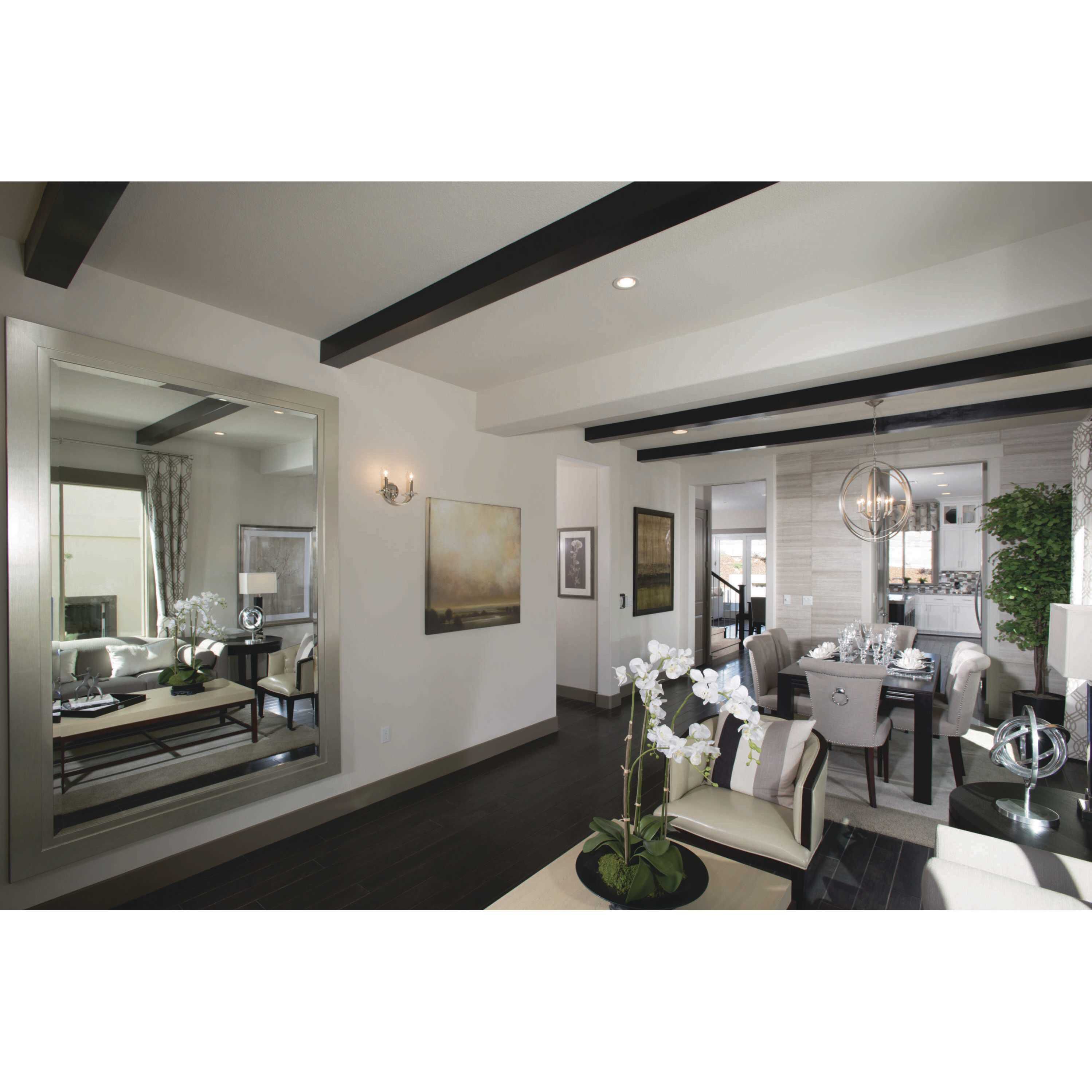 Equinox 6 Light 28 inch Burnished Silver Foyer Pendant Ceiling Light