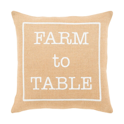 Circa 18 X 18 inch Wheat Pillow Kit, Square