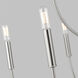 Greenwich 9 Light 32 inch Brushed Nickel Chandelier Ceiling Light