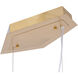 Canada LED 18 inch Gold Chandelier Ceiling Light