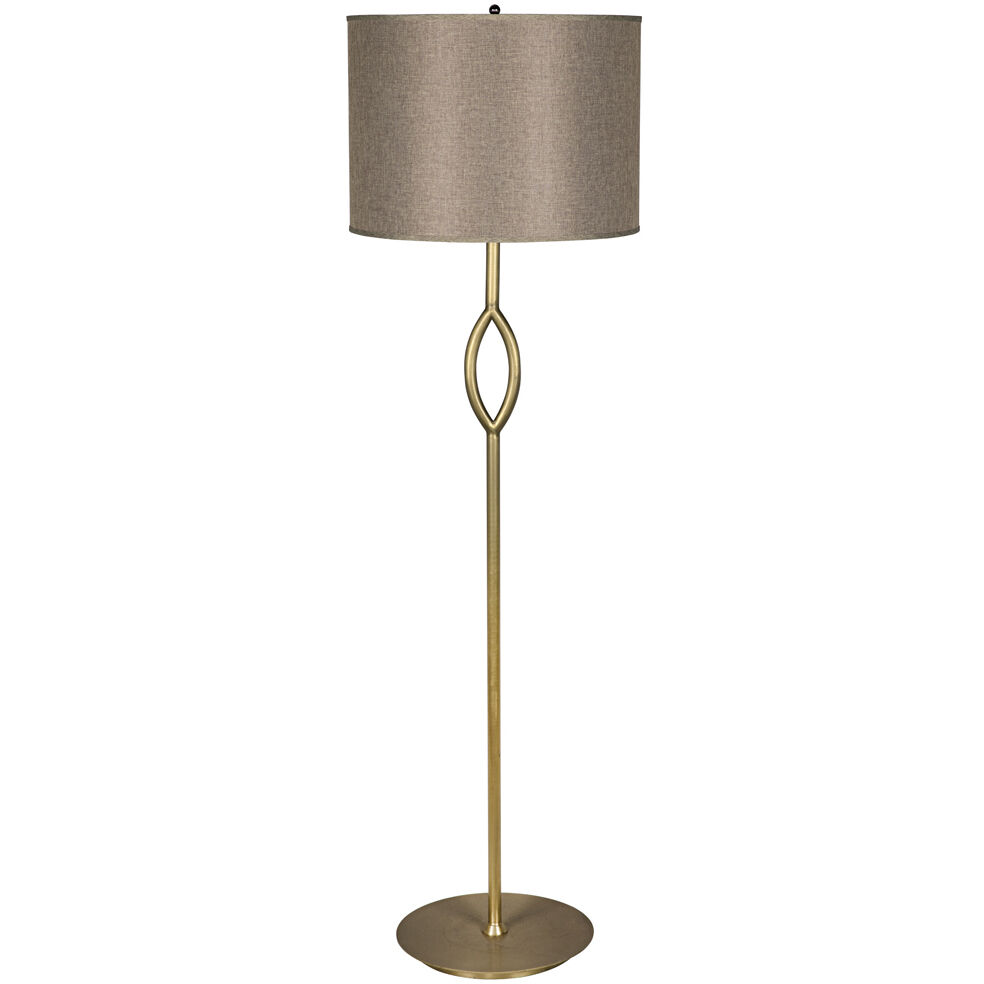 Ridge 67.5 inch 60.00 watt Antique Brass Floor Lamp Portable Light