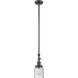 Franklin Restoration Bell LED 5 inch Oil Rubbed Bronze Mini Pendant Ceiling Light in Seedy, Franklin Restoration