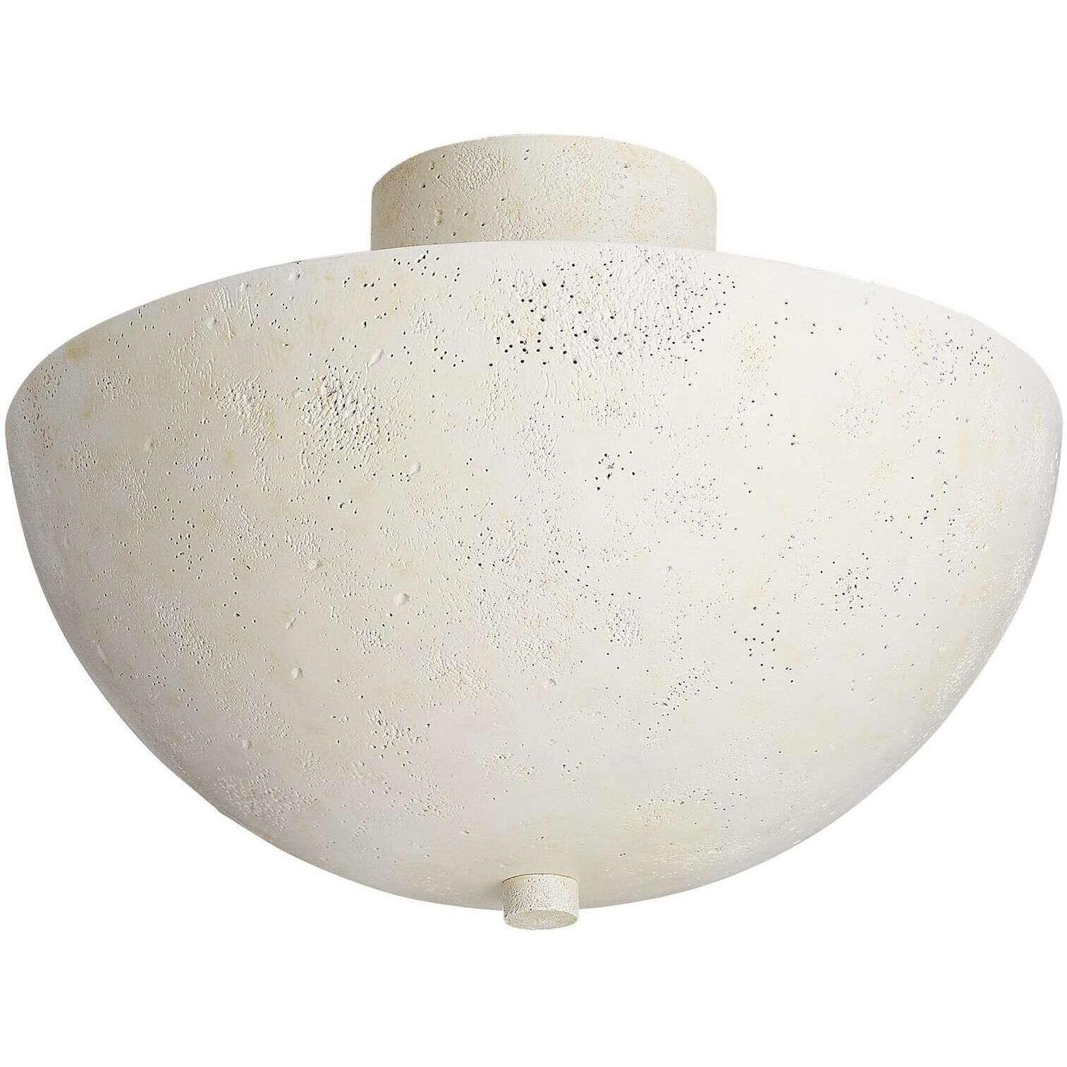 Malta 3 Light 18 inch Light Stonewash Semi Flush Mount Ceiling Light