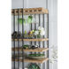 Anita 76.8 X 31.5 X 16.9 inch Black Shelf