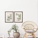 Animals Collection Green Framed Art