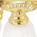 Edgemont 3 Light 16 inch Polished Brass Semi-Flush Ceiling Light