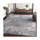 Mirth 35 X 24 inch Navy/Denim/Charcoal/Light Gray/Ivory/Medium Gray Rugs, Rectangle