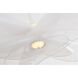 Canada LED 35 inch White LED Chandelier Ceiling Light