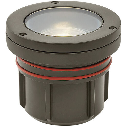 Hardy Island Flat Top 12v 5.00 watt Bronze Landscape Well Light in 2700K, 5W