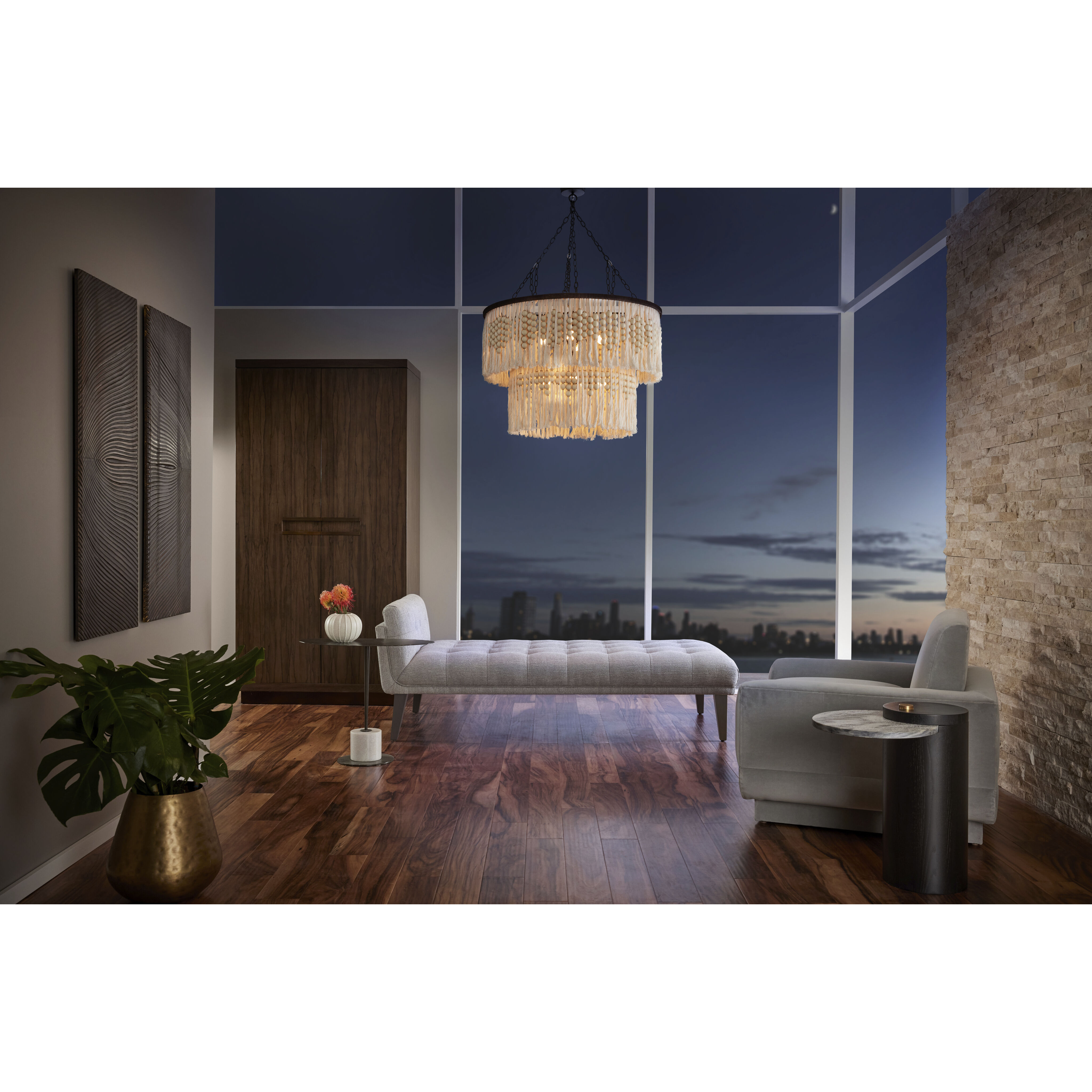 Rowan 20 X 18 inch Ebony Accent Table