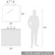 Yep Carver Vanity Wall Light in Matte Black, Clear Glass